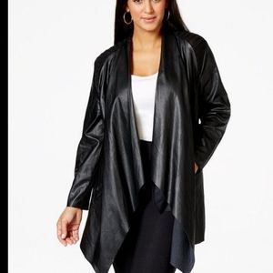Melissa McCarty Seven faux leather jacket